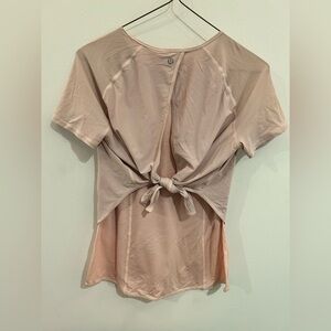 Lululemon Cover Me Tee Layered Minty Pink UPF 50+ Sun Protection Short Sleeve 2